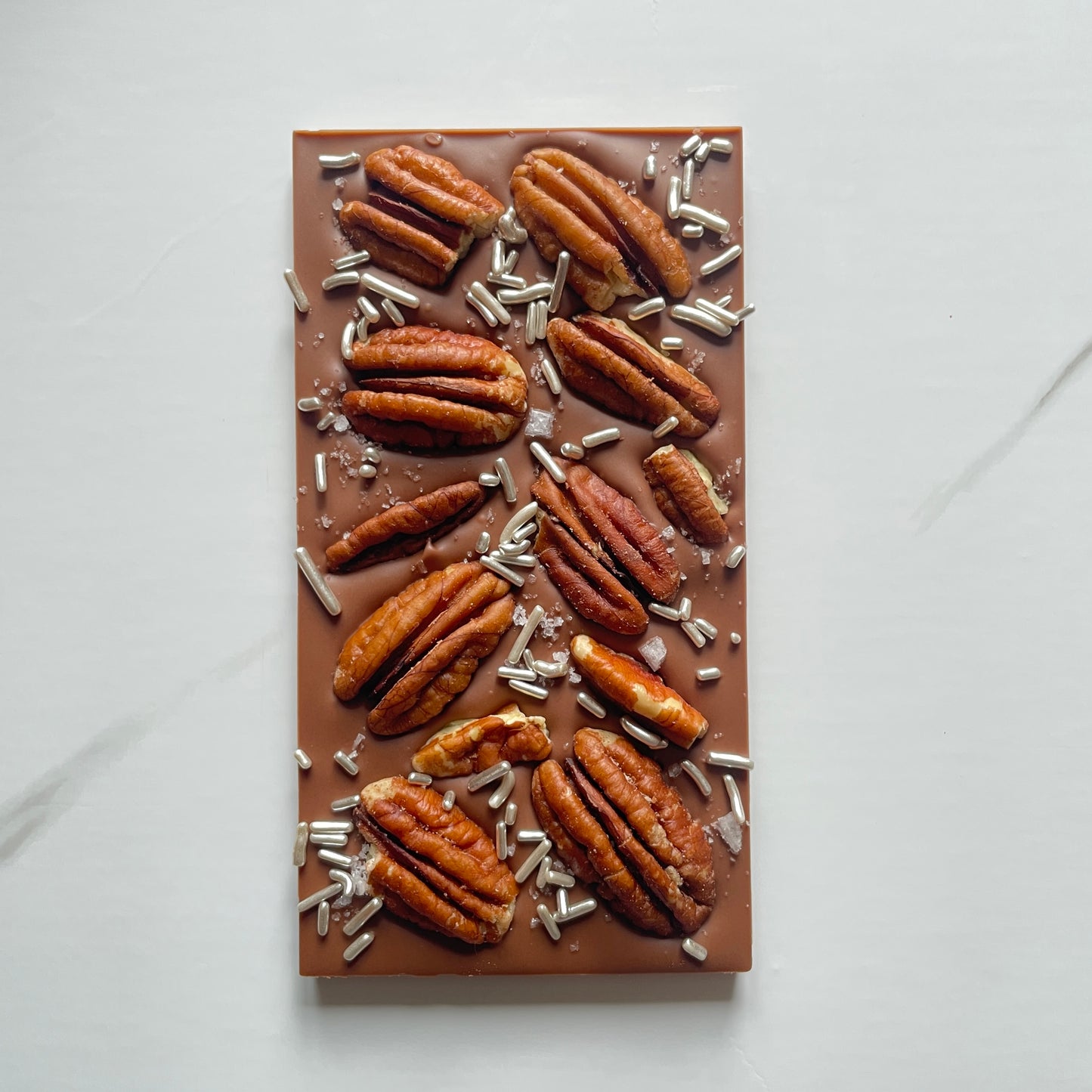 PECAN SEASALT MILK CHOCOLATE BAR